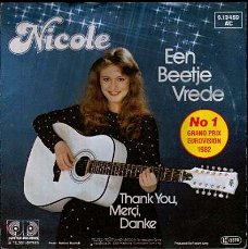 singel Nicole - Een beetje vrede / Thank you, Merci, Danke