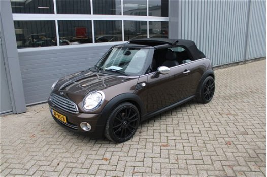 Mini Mini Cabrio - 1.6 Cooper Xenon Zwart Leer Navigatie - 1