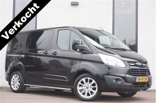 Ford Transit Custom - 270 2.2 TDCI L1H1 Limited DC 2x Schuifdeur, Leer, Champions Edition, Vol Optie - 1