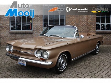 Chevrolet Corvair - Convertible Automaat, Elec. cabriolet kap, 1963, Monza uitvoering, Leder, Oldtim - 1