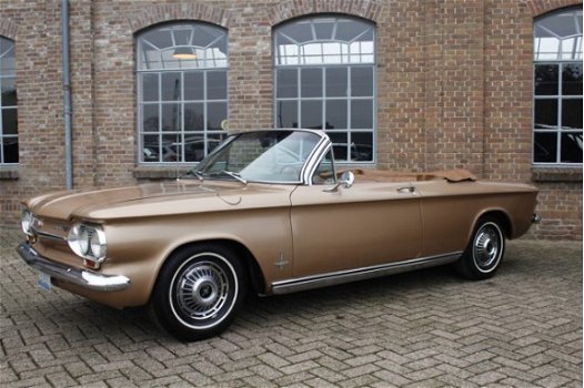 Chevrolet Corvair - Convertible Automaat, Elec. cabriolet kap, 1963, Monza uitvoering, Leder, Oldtim - 1