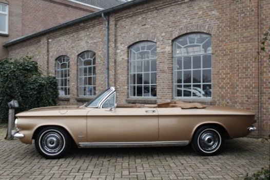 Chevrolet Corvair - Convertible Automaat, Elec. cabriolet kap, 1963, Monza uitvoering, Leder, Oldtim - 1