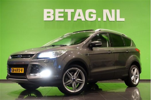 Ford Kuga - 2.0 TDCI 165pk Automaat Titanium Plus 4WD Xenon | Panoramadak | Adaptieve CruiseControl - 1