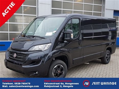 Fiat Ducato - 30 2.3 MultiJet L2H1 120PK Eu6D Luxury Pro (Zwart 1/3) - 1