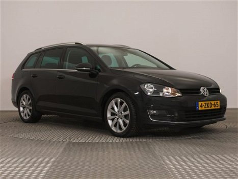 Volkswagen Golf Variant - 1.6 TDi 110pk Highline ECC NAV 1/2 ALCANTARA SP.STOELEN DGLAS 17'' - 1