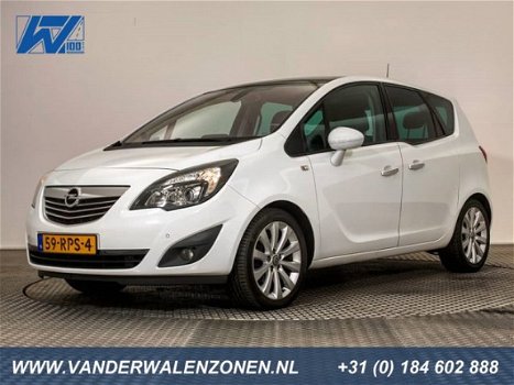 Opel Meriva - 1.4 Turbo Cosmo ECC NAV PANO 1/2 LEDER SP.STOELEN 17'' - 1