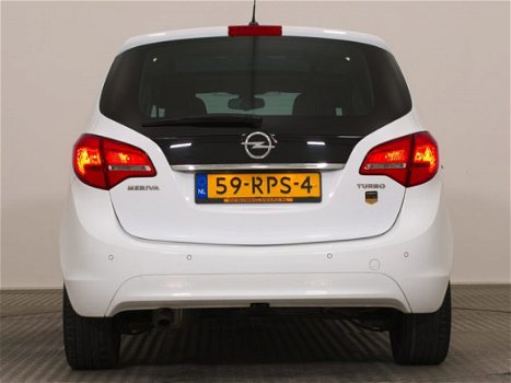 Opel Meriva - 1.4 Turbo Cosmo ECC NAV PANO 1/2 LEDER SP.STOELEN 17'' - 1