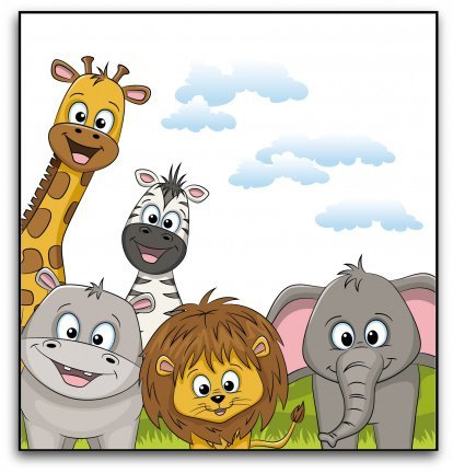 Huisdieren Elk jaar Arthur Kinderschilderijen voor kinderkamer en babykamer