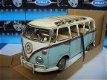 Tinplate Collectables 1/18 VW Volkswagen T1 Microbus Blauw - 1 - Thumbnail