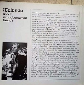 Dubbel LP - Malando speelt werelberoemde tango's - 3