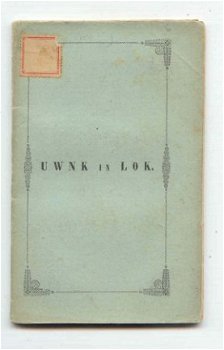 UWNK in Lok- Ien teltsje uwt it Folkslibben fen D.Hansma ( 1856 ) - 1