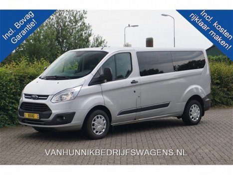 Ford Transit Custom - 310L L2 H1 2.0 TDCI 130pk Trend 9-persoons Airco Cruise PDC NR.543 - 1