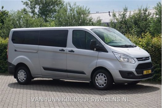 Ford Transit Custom - 310L L2 H1 2.0 TDCI 130pk Trend 9-persoons Airco Cruise PDC NR.543 - 1