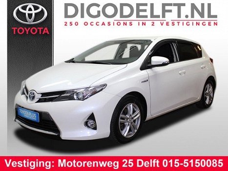 Toyota Auris - 1.8 HYBRID AUTOMAAT CAMERA.CLIMAT .100% ONDERHOUDEN - 1