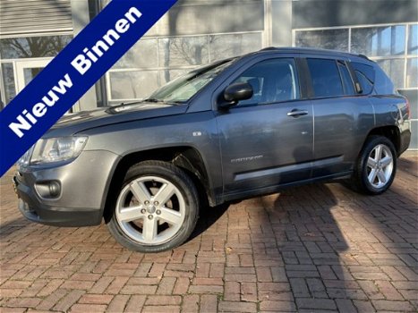 Jeep Compass - 2.4 Limited 4WD BJ 2011 km 172.0000 NAP /LEER/TREKHAAK/INRUIL DEALER ONDERHOUDEN - 1