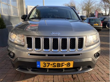 Jeep Compass - 2.4 Limited 4WD BJ 2011 km 172.0000 NAP /LEER/TREKHAAK/INRUIL DEALER ONDERHOUDEN - 1