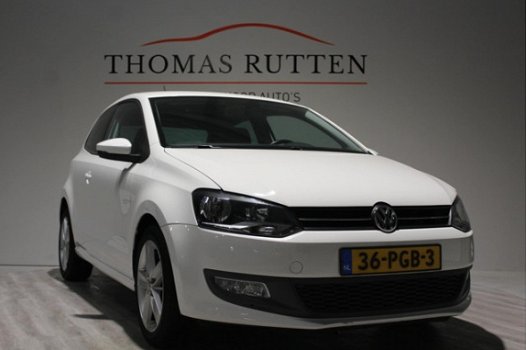 Volkswagen Polo - 1.2 Easyline 2011/ NAP/ Airco/ CV/ LM/ Sport Interieur/ Elek ramen + Spiegels/ Mis - 1