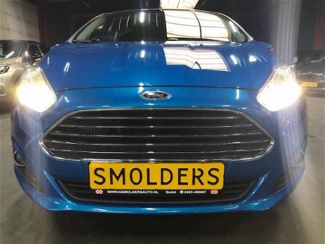 Ford Fiesta - 1.0 EcoBoost Titanium S/S, 100 PK, Clima, Led, parkeersensoren, dealer onderhouden - 1