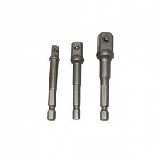 Adaptorset 1/4" naar 1/4",  3/8" en 1/2"