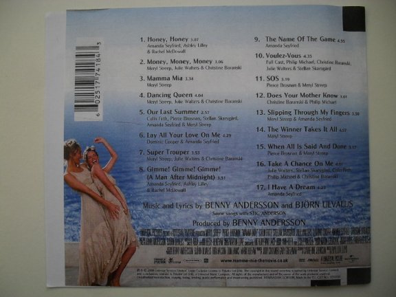 Mamma Mia ! - The Movie Soundtrack - Abba - Afbeelding 3