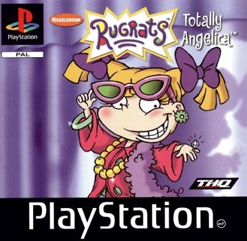Playstation 1 ps1 rugrats totally angelica (disc only) - 1