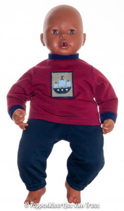 Annabel 46 cm 2 dlg. Jongenssetje
