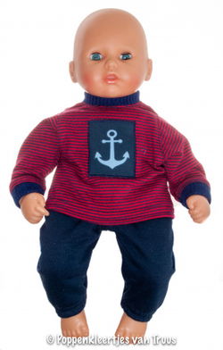 Annabel 36 cm 2 dlg. Jongenssetje