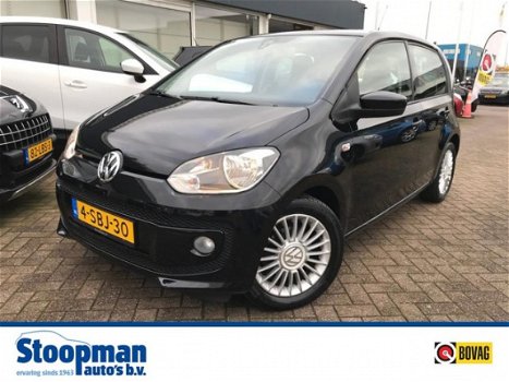 Volkswagen Up! - 1.0 High UP 5deurs Airco LM velgen Navi Bluetooth 92.091km 1e E - 1