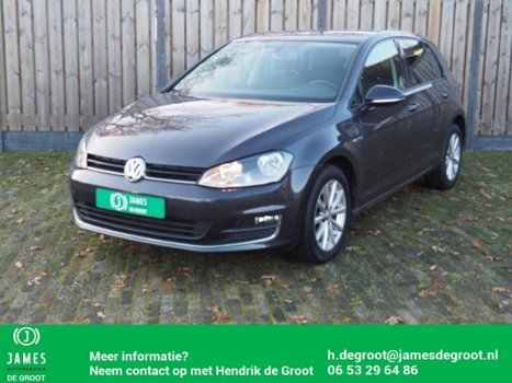 Volkswagen Golf - 1.2 TSI 110pk Automatische airco Parkeersensoren v+a Telefoon Cruise Controle Stoe - 1