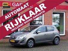 Opel Corsa - 1.4-16V Design Edition 101PK 5-drs Automaat, airco, cruise, navi, trekhaak, pdc RIJKLAA