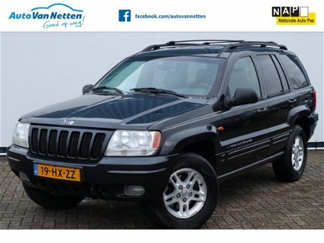 Jeep Grand Cherokee - 4.7i V8 4X4 Automaat, Limited uitv., Leder, Clima, Cruise, Memory stoelen, Lmv - 1