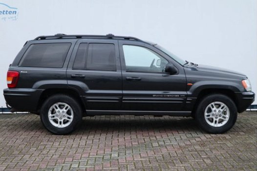 Jeep Grand Cherokee - 4.7i V8 4X4 Automaat, Limited uitv., Leder, Clima, Cruise, Memory stoelen, Lmv - 1