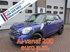 Mini Mini Paceman - 1.6 Cooper Chili Multimedia, Navigatie, Clima, Led, Lmv... Vestiging hilversum t