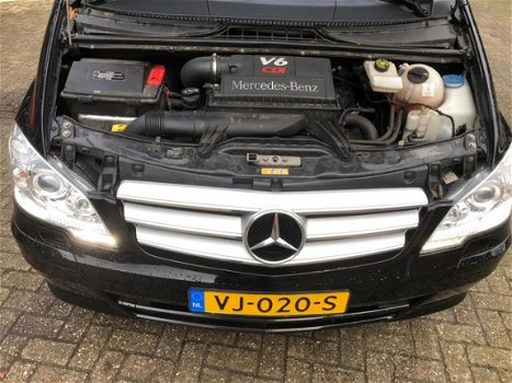 Mercedes-Benz Vito - 122 3.0 V6 cdi Automaat lang 224 pk leer, navi 149900 km 2x schuifdeur, dubbele - 1