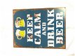 Metalen bord Tin Sign Keep Calm - 1 - Thumbnail