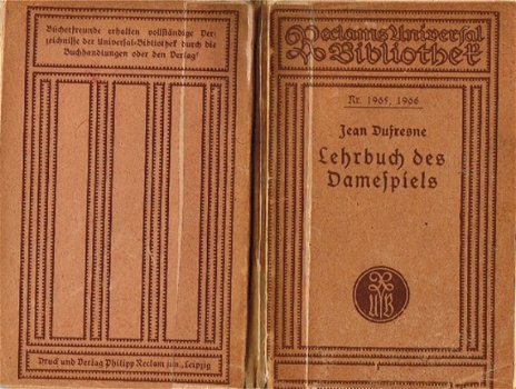 Lehrbuch des Damespiels - 1