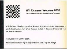 Wk Dammen Vrouwen 2003