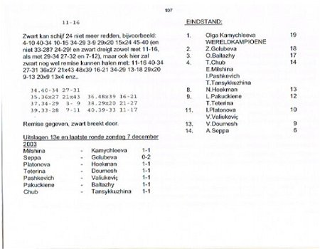 Wk Dammen Vrouwen 2003 - 3