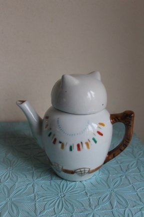 Chinees theepotje in vorm van uil - Afbeelding 3