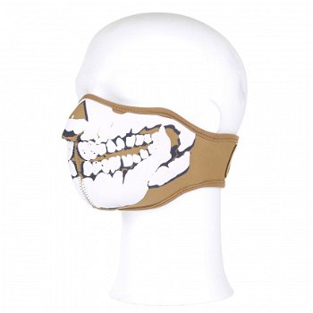 Gezichts masker neopreen skull 3D - 2