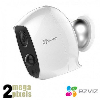 2 megapixel wifi camera Ezviz 7.5m nachtzicht batterij audio - 1