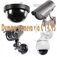 dummy camera v/a 14,95 niet van echt te onderscheid