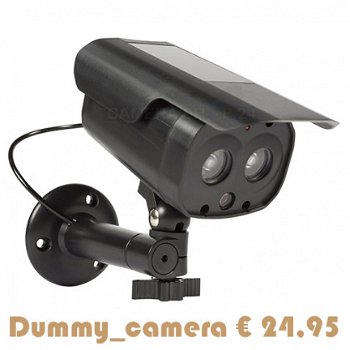 dummy camera v/a 14,95 niet van echt te onderscheid - 3