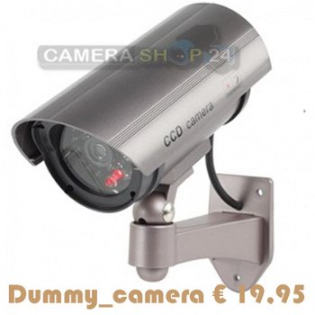 dummy camera v/a 14,95 niet van echt te onderscheid - 4