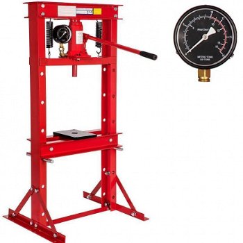 12 ton hydraulische werkplaatspers shop press manometer - 6