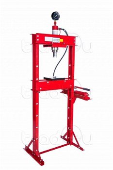 Hydraulische pers 20 ton plunjerpomp manometer press - 1