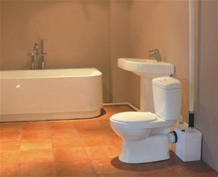 Stille sanitaire WC broyeur vermaler vergruizer toilet - 2