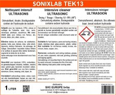 Sonixlab TEK13 alkalische ultrasoon vloeistof (injectoren)