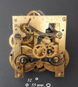 = Regulateur uurwerk = Junghans B 13 = 41360