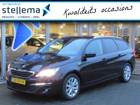 Peugeot 308 SW - 1.2 THP 110 pk Style ECC/PDC/NAV/TEL.BLUETOOTH - 1